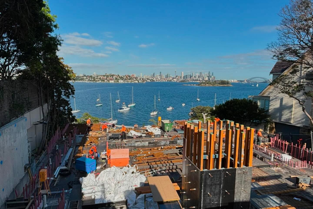 Smart home wiring and automation planning during Sydney new build