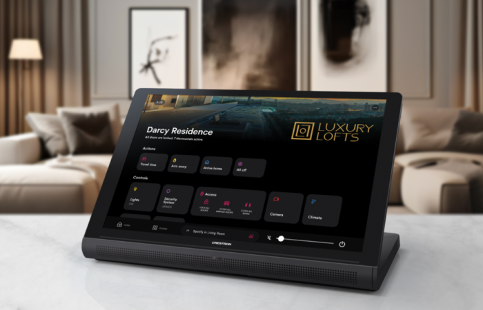 crestron home panel